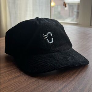 Black Corduroy Cap